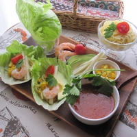 レタス巻き風つけスパゲティ