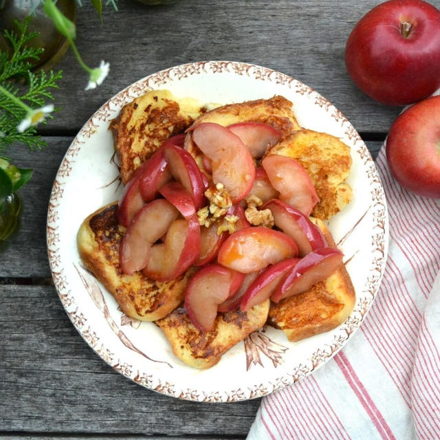 Apple French Toast 林檎のフレンチトースト