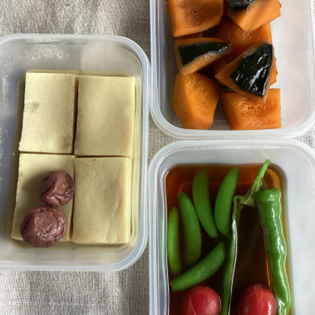 炊き合わせ、ひとつずつはシンプルな煮物