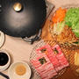 ストウブで『レタスと豚肉のしゃぶしゃぶ』な夜。