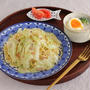 とろ～り半熟卵スープとパスタ献立♪