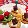 チーズとチョコのピンチョス