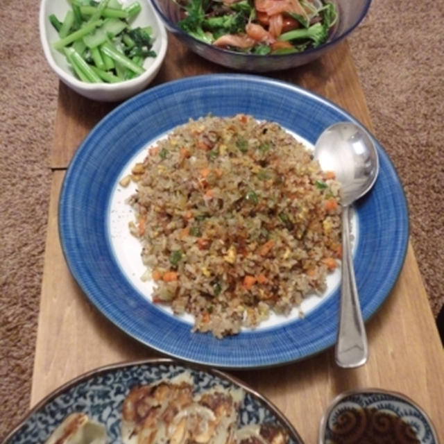 [宴会]コンビーフチャーハンとか