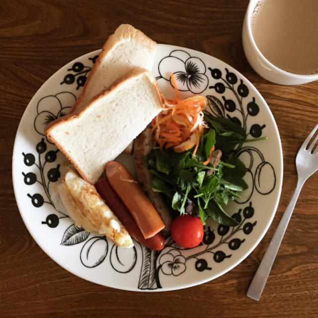 ある日のブラパラで朝ごはん
