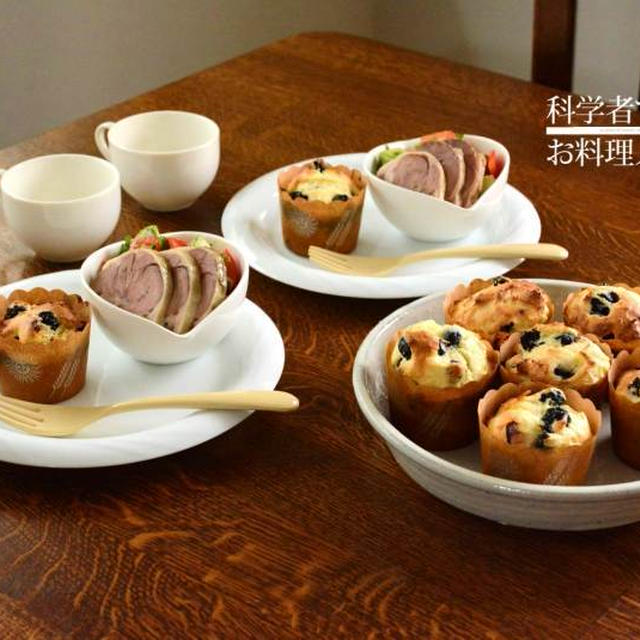 フルーツ入りのマフィンを焼きました！