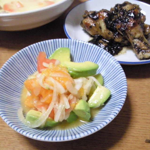 新たまねぎのサラダ。