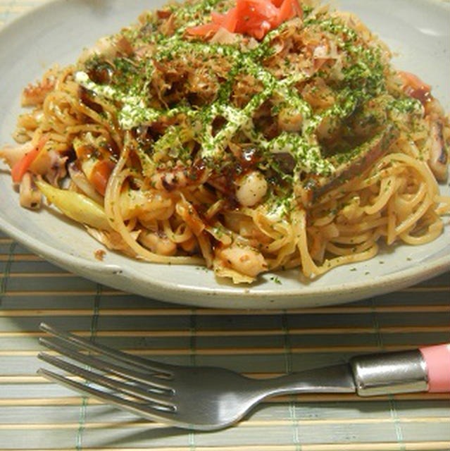 お好み・・な・・焼きパスタ