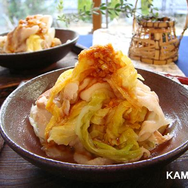 豚と白菜のしょうが醤油♪ 料理したくない日に（笑）！