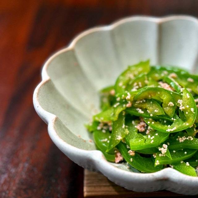 ピーマンの明太子バター和え　#最近作りたいと思った料理