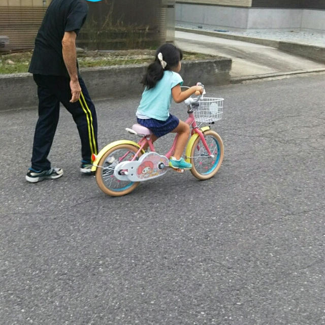 【次女】自転車デビュー♡