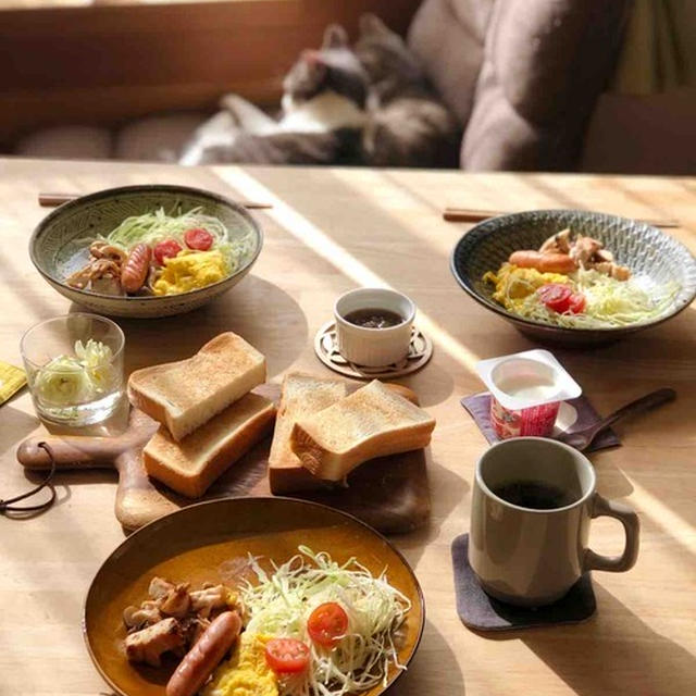 久々にちゃんと3食作りました
