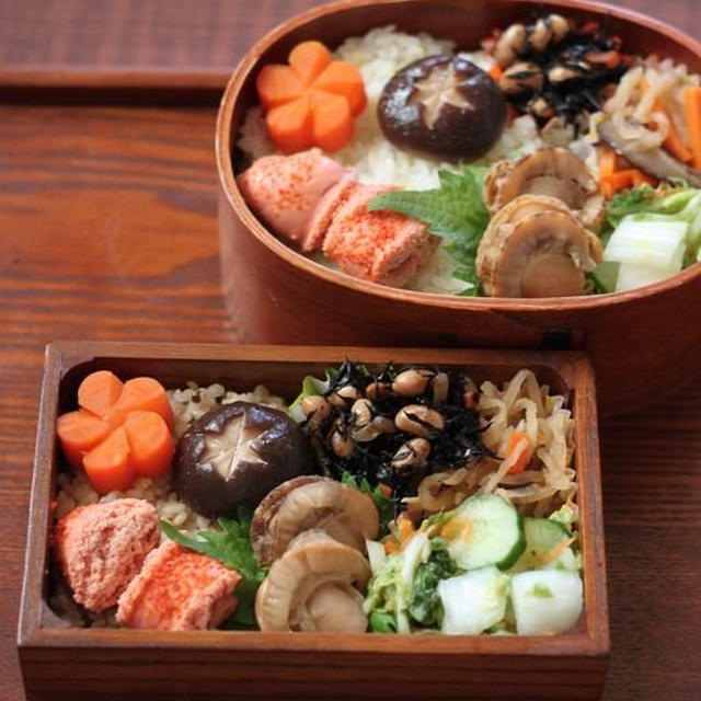 ごはんのおとものっけ弁 ✿ 本物のししゃも♪