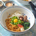 なま醤油ラーメン(市販品)で油そば作ってみた♪