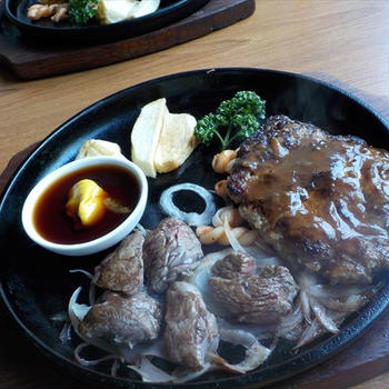 ステーキハウス神戸ジュジュ　ステーキ＆ハンバーグランチ・下関市