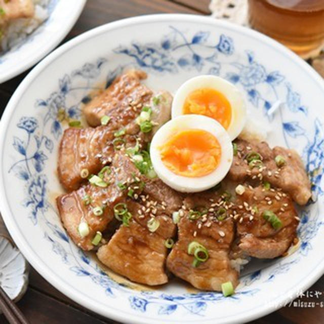 食べ盛りのお子さんが喜ぶ♪タレが絶品♪豚バラ甘辛丼