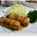 １０☆０４　肉巻き豆腐グリル焼き＆ベーコンすうぷ・・サバ缶♪