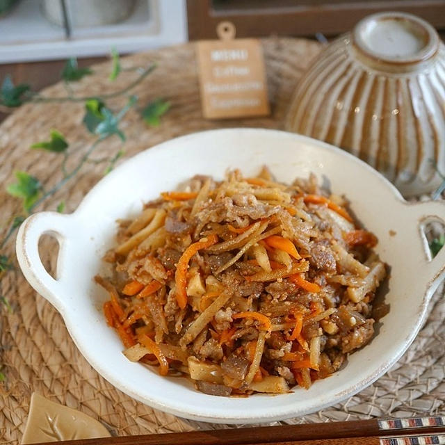 わが家の常備菜～ご飯が進む♪きんぴらごぼう＆味平⁉