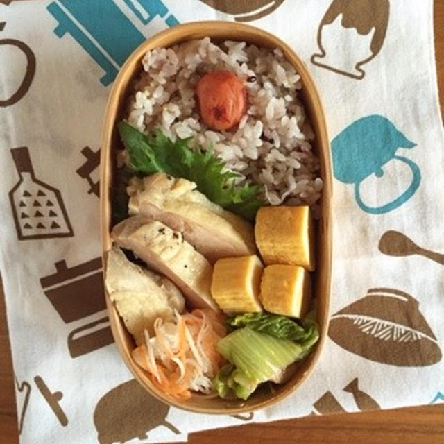 鶏の酒蒸し弁当