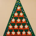折り紙　サンタのクリスマスツリー