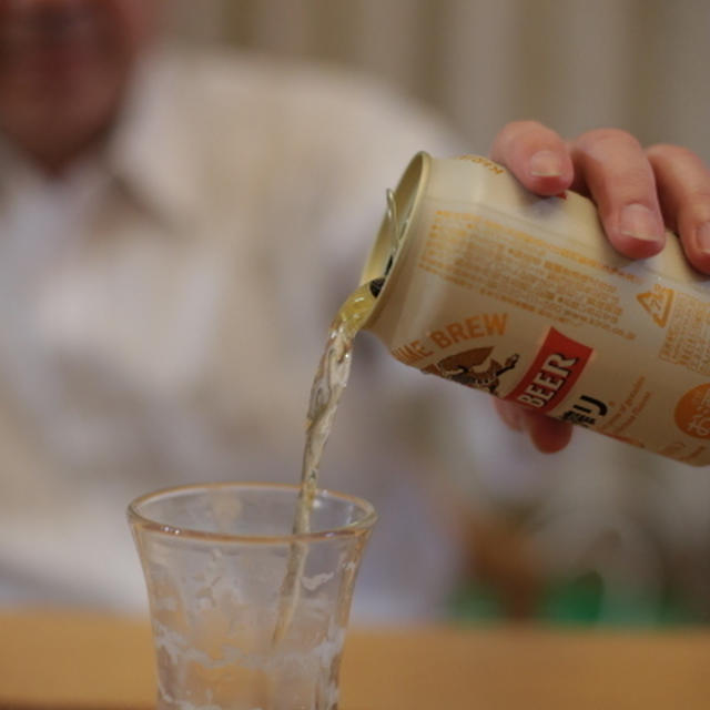 ビール　ＴＶモードで撮影しました。
