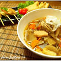 ahiru ご飯 …けんちん　お蕎麦…