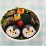 【ニコニコスマイルのペンギンおにぎり＊キャラ弁】