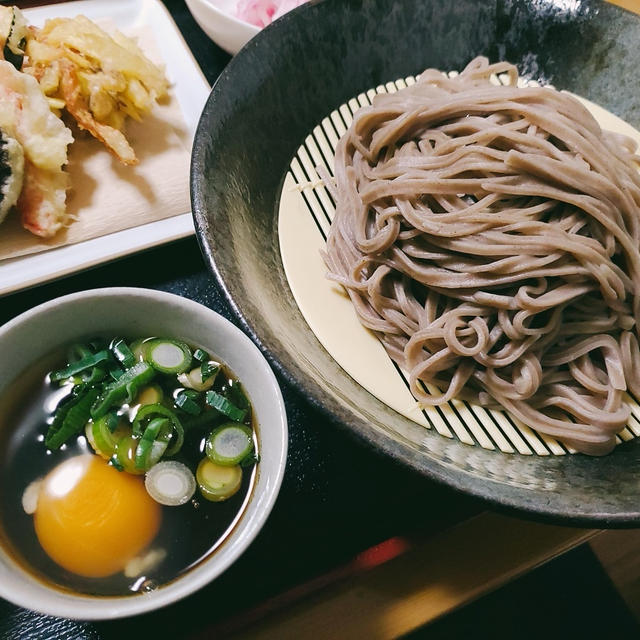 わが家の暖房事情＆温いお蕎麦と天ぷらの晩ごはん