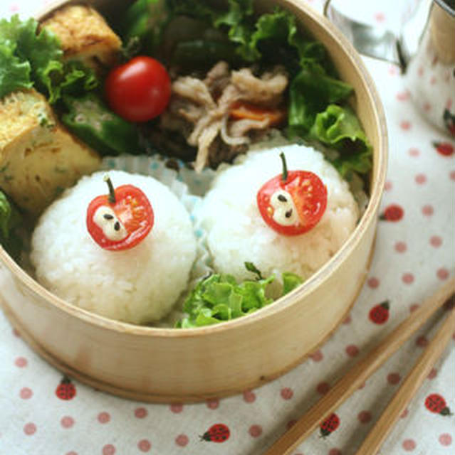 超簡単＾＾ぷちりんご弁当。とＡＲＩＳＡ。