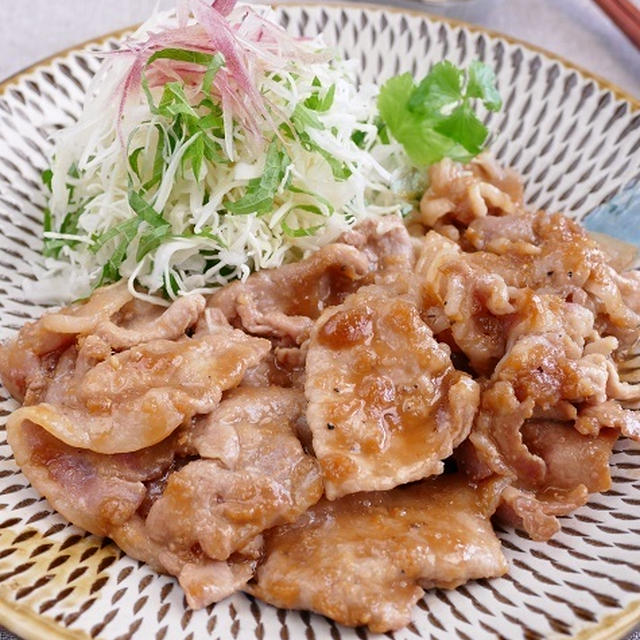 味噌味もおすすめ☆豚の生姜焼き