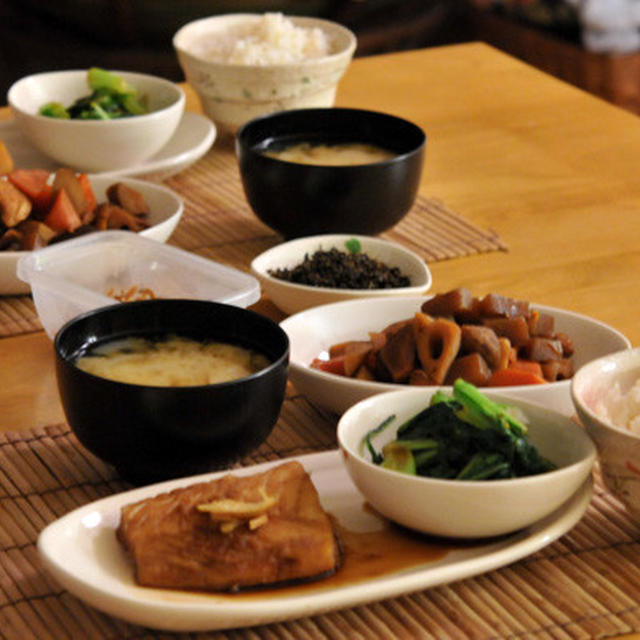 タラの煮付け定食