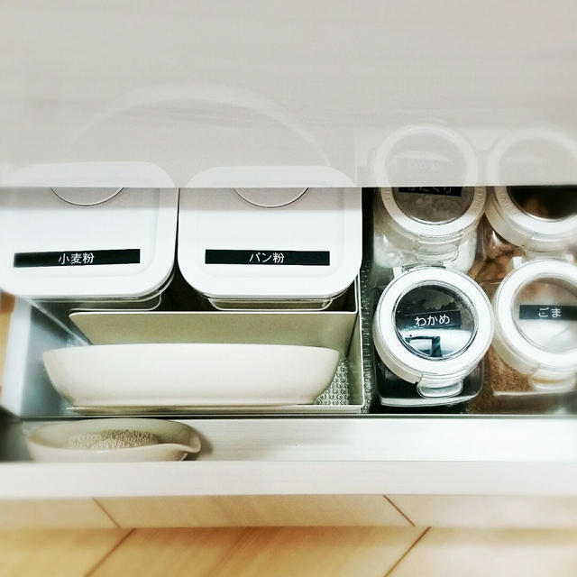 【キッチン引き出し収納】我が家的♪おろし金の快適な居場所♡