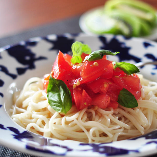 【ピタッと着床レシピ】フレッシュトマトの冷製パスタ