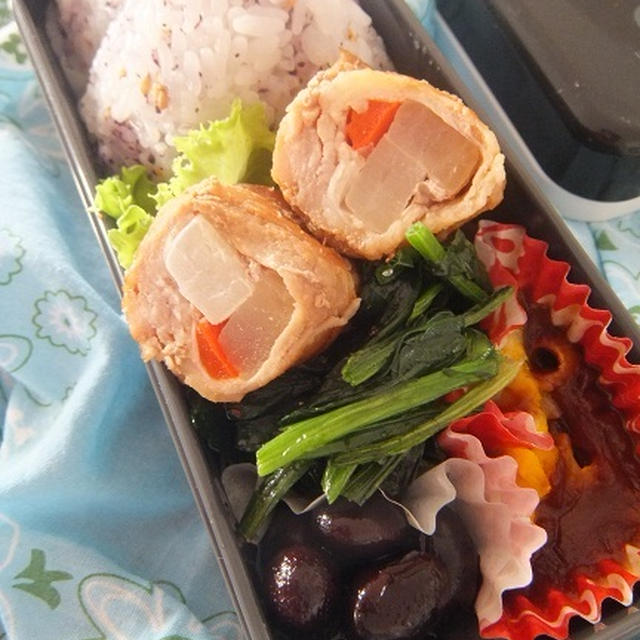 お弁当しんぷるらいふ・豚肉の大根巻き弁