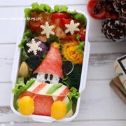 ディズニークリスマス♡リルリンリンのお弁当＊キャラ弁[高速動画あり]