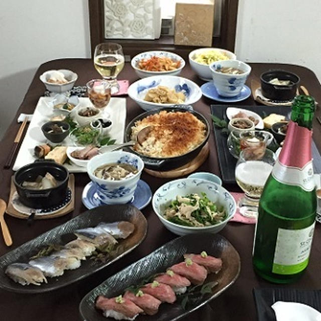 素敵なお料理をおよばれ♪