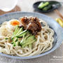 肉うどん（節約家のための豚肉バージョン）は冷やしうどんにも合います♡冷やしうどんの即席つゆレシピ有♡