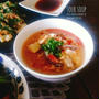 《レシピ》【節約！】材料４つで♡酸辣湯♪　と、本日のわんこ。