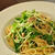 レタスとみず菜たっぷりのツナパスタ