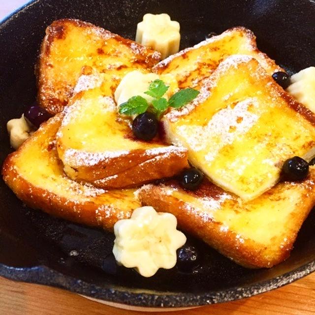 ★朝ごはん★甘々フレンチトースト！