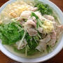 朝からガッツリ「豚しゃぶハリハリうどん」