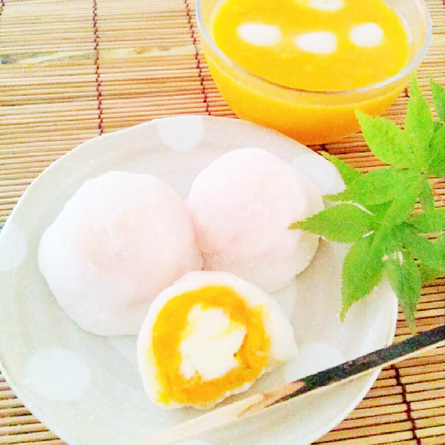 レシピ掲載ありがとうございます！カボチャのチーズin大福