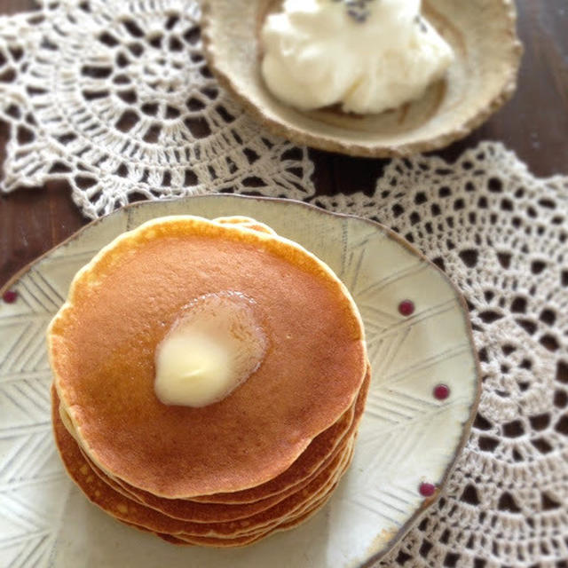 ラベンダーのパンケーキ By Mioさん レシピブログ 料理ブログのレシピ満載