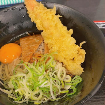 立ち蕎麦行脚「ゆで太郎宮益坂店の朝きつね」