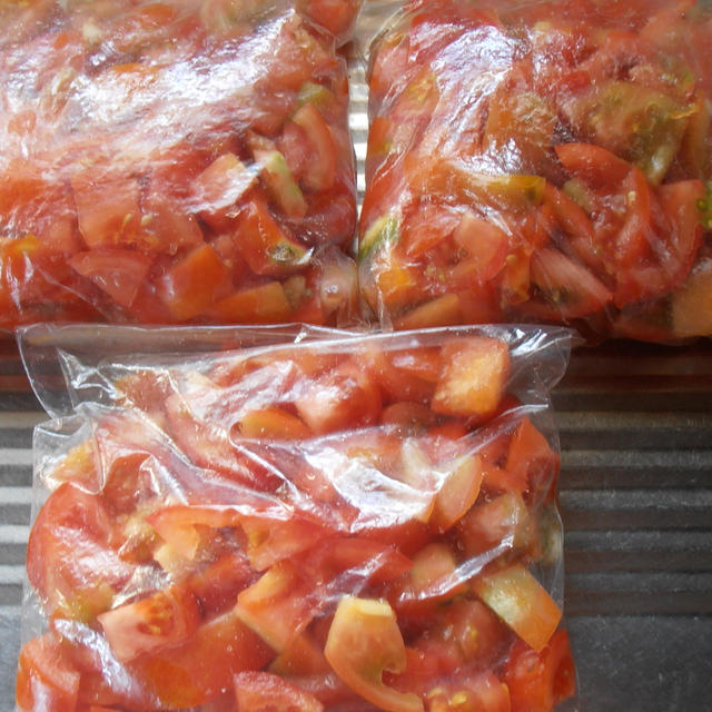 トマトの冷凍保存