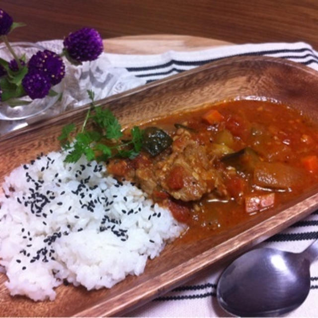 おうちカフェパーティに！鶏肉のミネストローネ煮込みごはん