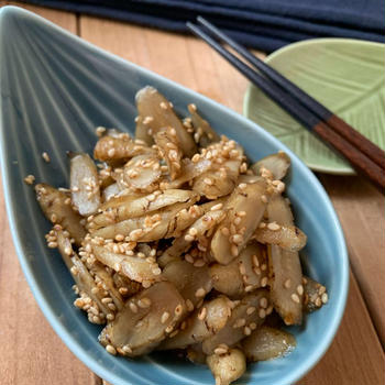 新ごぼうでやみつき♡甘辛胡麻ごぼう【#簡単 #時短 #節約 #おうち居酒屋 #おつまみ】