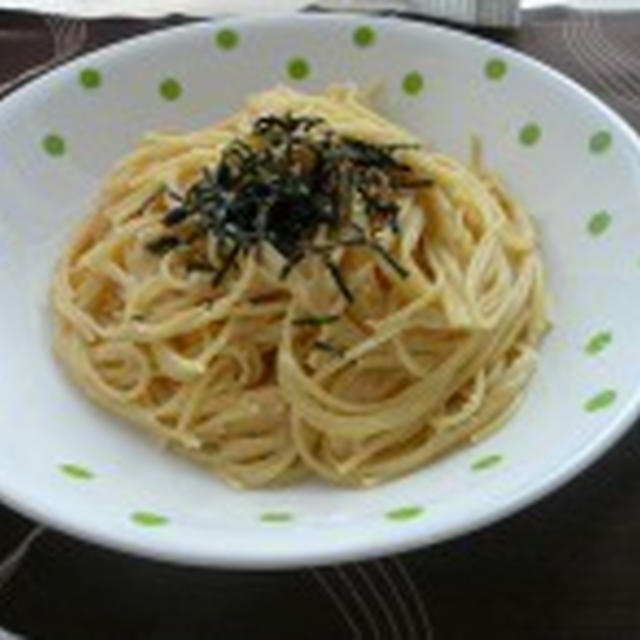 たらこ豆乳クリームパスタ（＾ｕ＾）