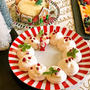 ふわふわ真っ白〜食べるクリスマスリース！