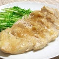 あっさり夕ご飯に。。。鶏むね肉のニンニク醤油蒸し♪ by shioriさん