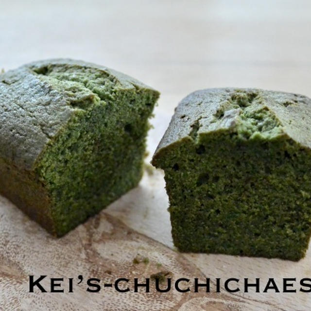 お抹茶のケーキ